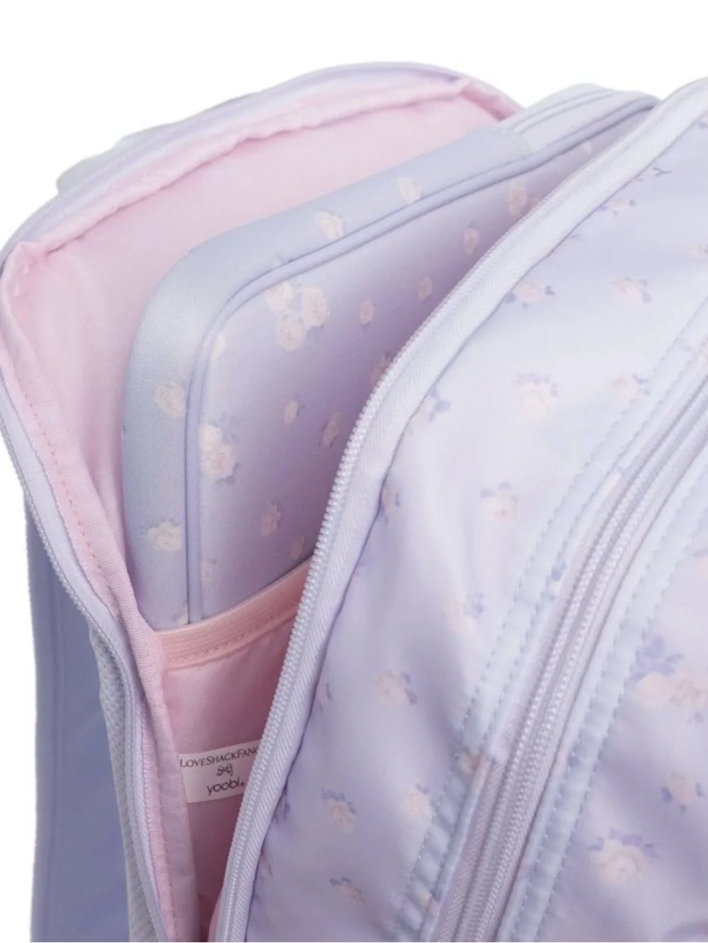 LoveShackFancy x Target Kids Lavender Quilted Backpack - Youth School Bag